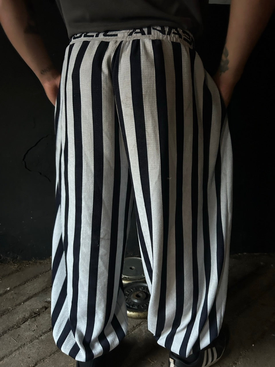 Bodybuilding Pants | Black & White