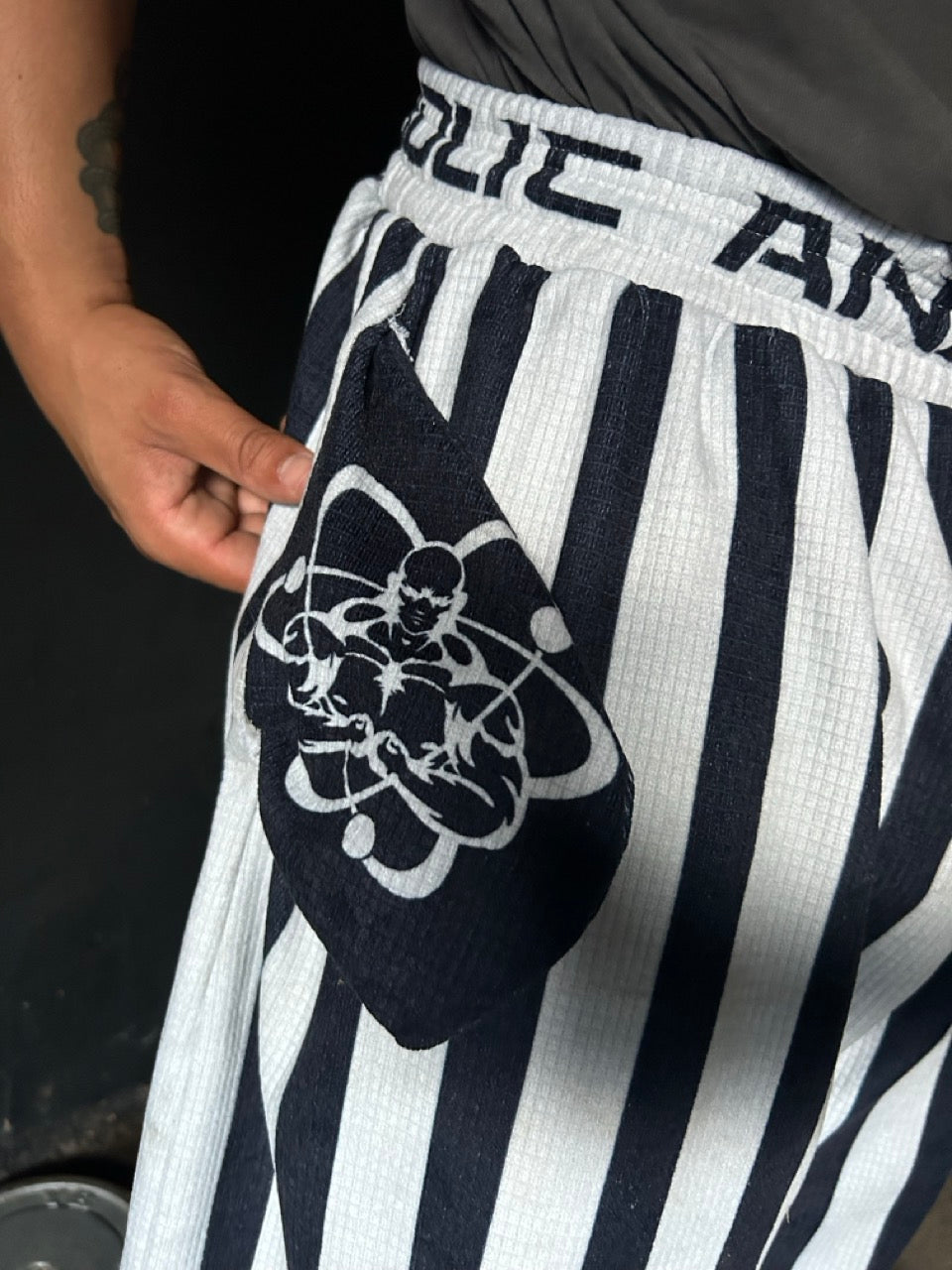 Bodybuilding Pants | Black & White