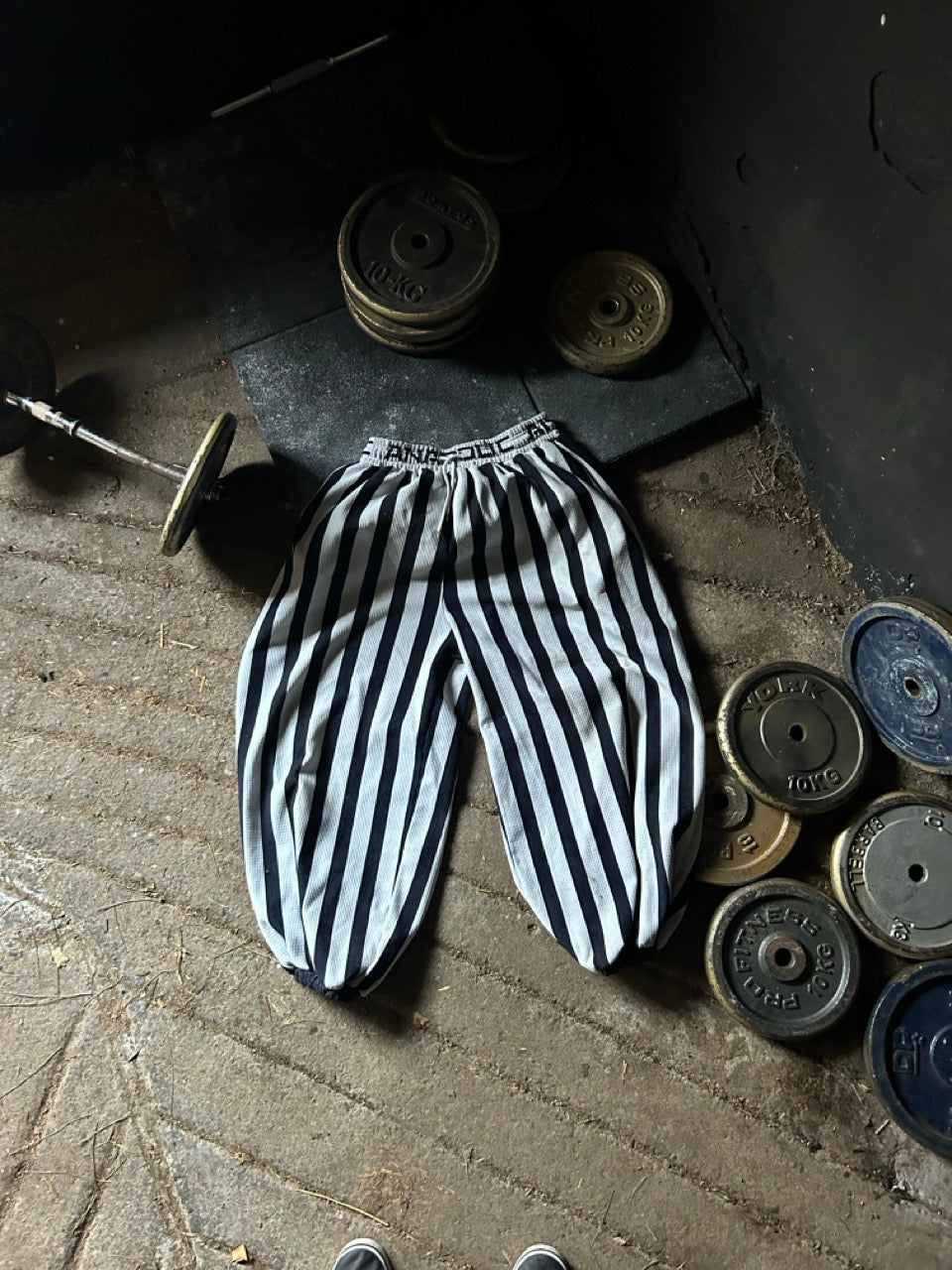 Bodybuilding Pants | Black & White