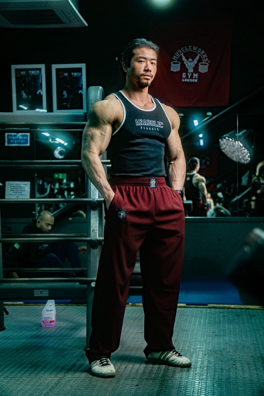 Ribbed Bodybuilding Pants