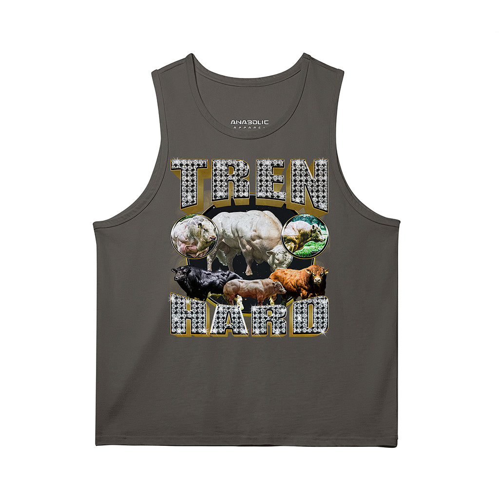 Tren Hard | Tank Top - Charcoal Grey / s