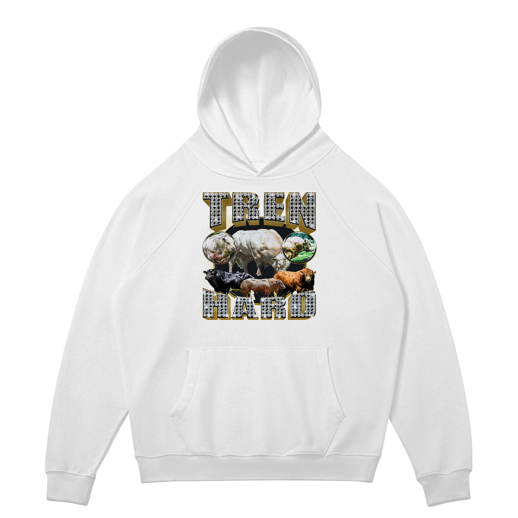 Tren Hard | Hoodie - White / s