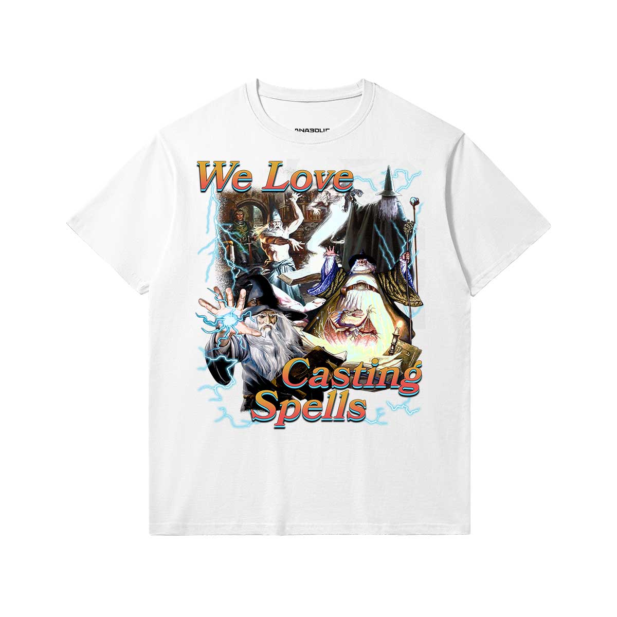 We Love Casting Spells | Slim Fit Heavyweight T-shirt - White / Xs