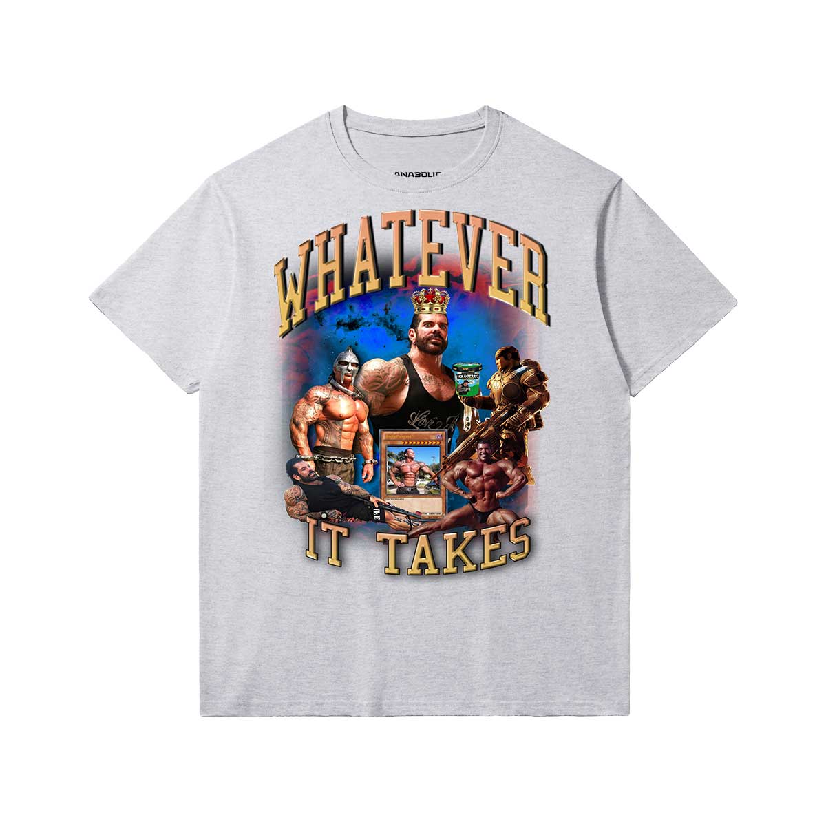 Whatever it Takes | Slim Fit Heavyweight T-shirt - Medium Heather Gray / Xs