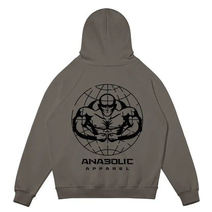 Anabolic Hoodie - Black Logo (high-key)