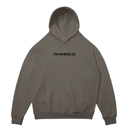 Anabolic Hoodie - Black Logo (high-key) - Charcoal Grey / s