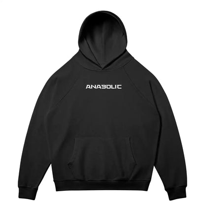 Anabolic Hoodie - White Logo (high-key) - Black / s