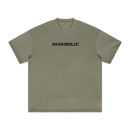 Anabolic Oversized Heavyweight T-shirt - Black Logo (high-key) - Artichoke / Xs