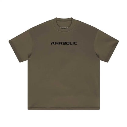 Anabolic Oversized Heavyweight T-shirt - Black Logo (high-key) - Dark Taupe / Xs