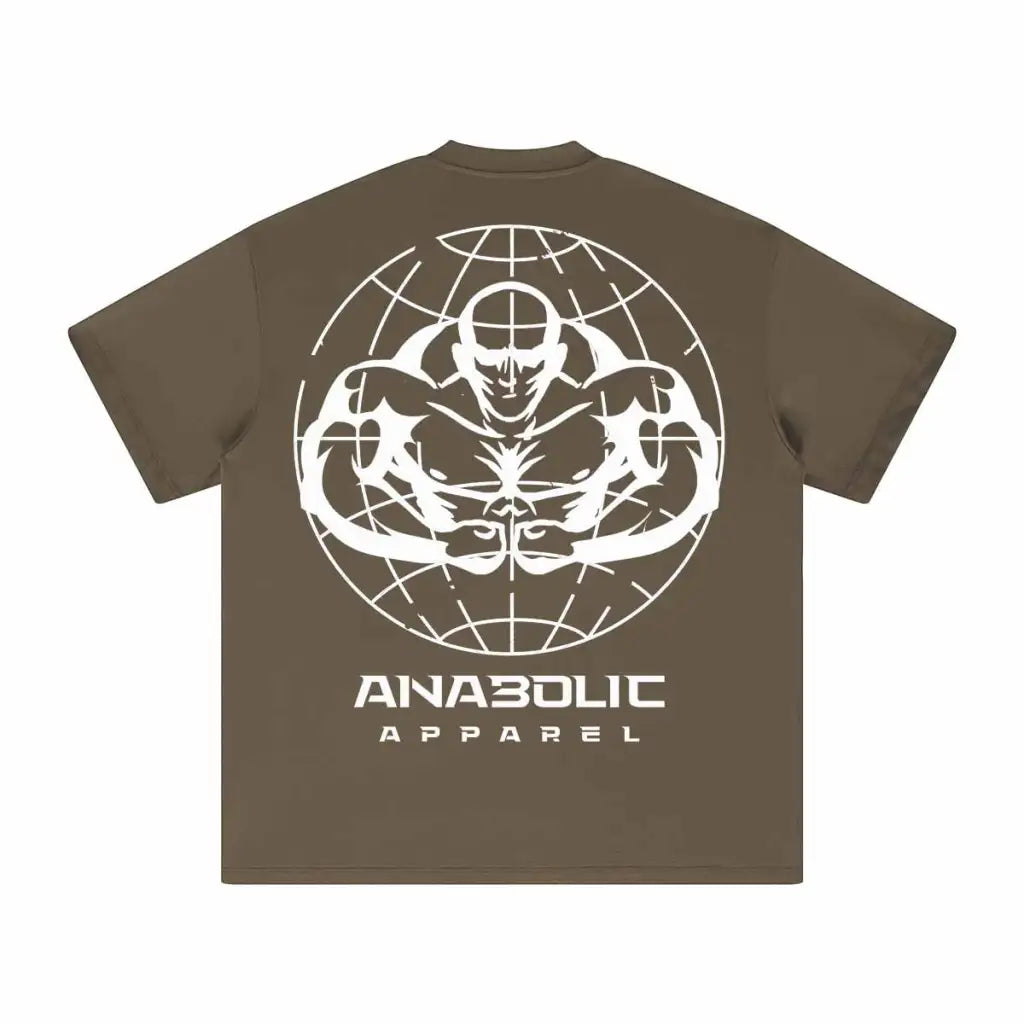 Anabolic Oversized Heavyweight T-shirt - White Logo (high-key)