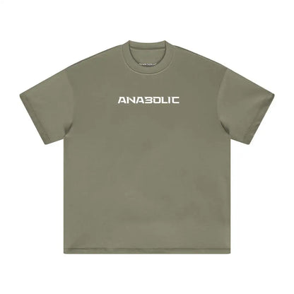 Anabolic Oversized Heavyweight T-shirt - White Logo (high-key) - Artichoke / Xs