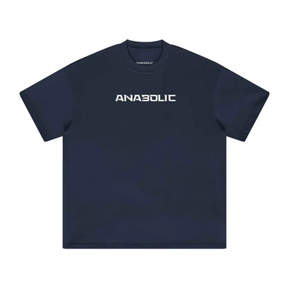 Anabolic Oversized Heavyweight T-shirt - White Logo (high-key) - Regal Blue / Xs