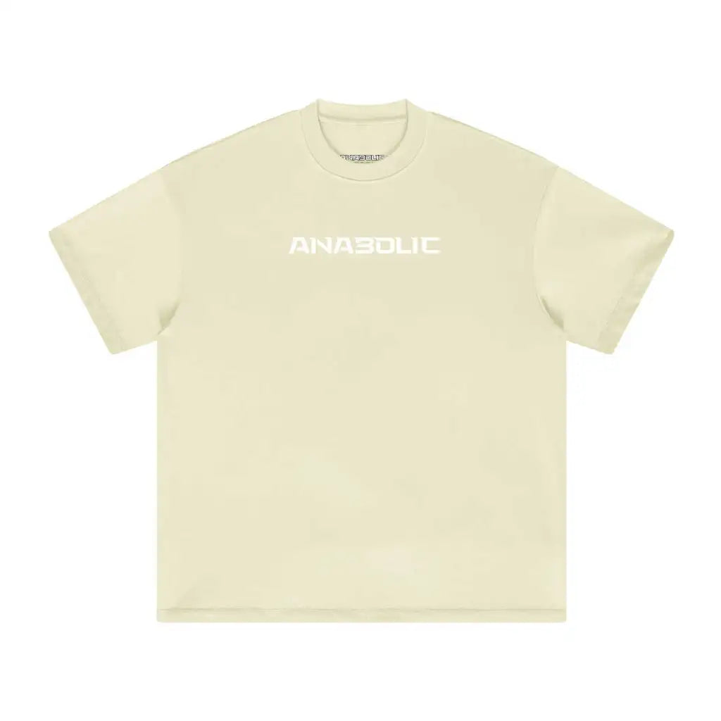 Anabolic Oversized Heavyweight T-shirt - White Logo (high-key) - Rock / Xs