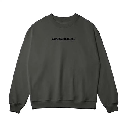 Anabolic Pump Cover - Black Logo (high-key) - Charcoal Gray / s