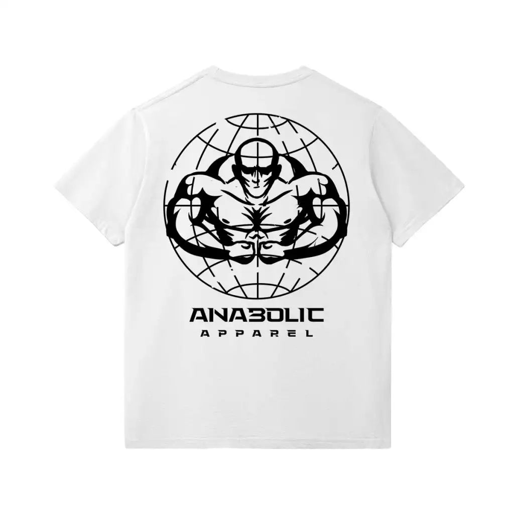 Anabolic Slim Fit Heavyweight T-shirt - Black Logo (high-key)
