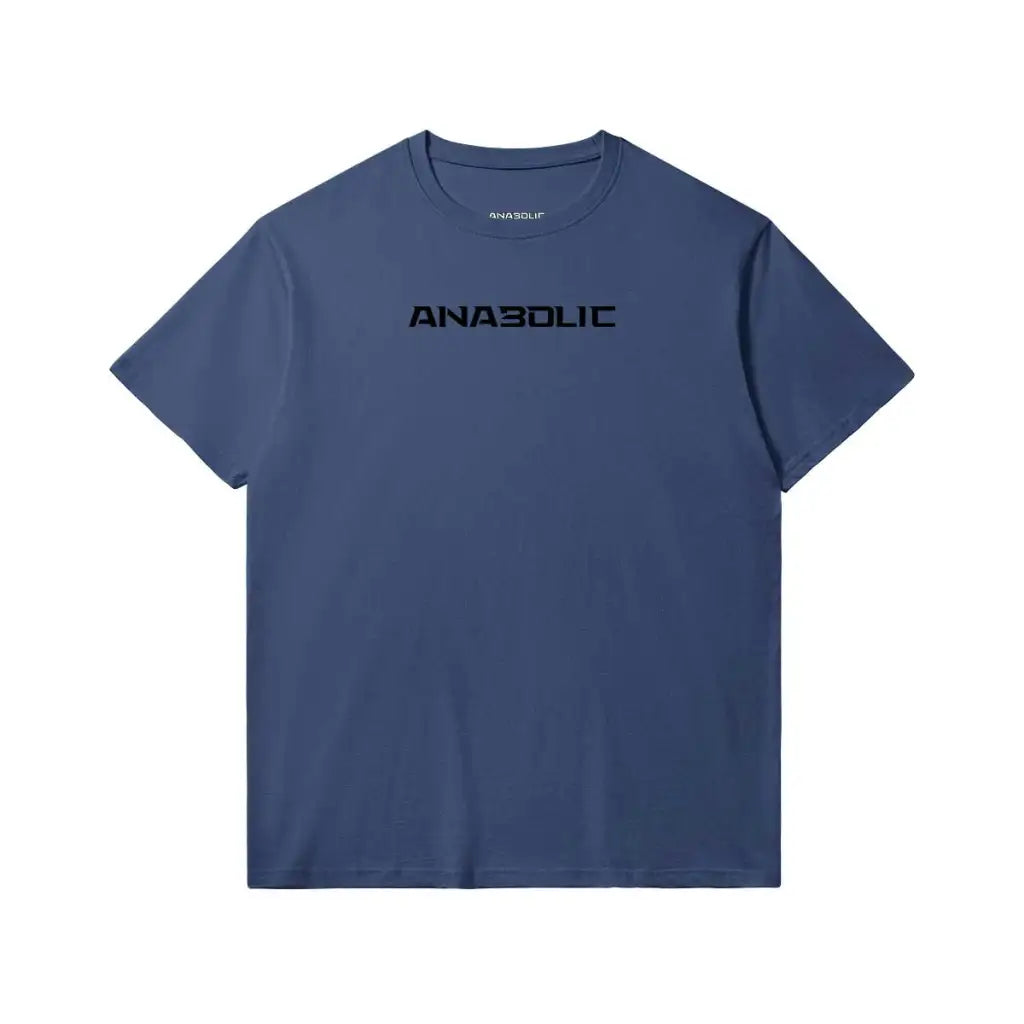 Anabolic Slim Fit Heavyweight T-shirt - Black Logo (high-key) - Dark Navy / Xs