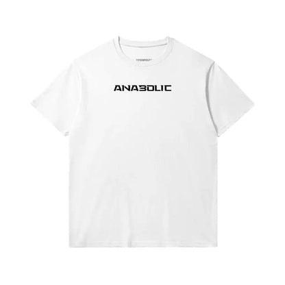 Anabolic Slim Fit Heavyweight T-shirt - Black Logo (low Key) - White / Xs