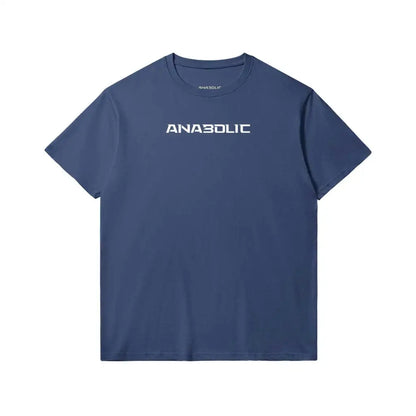 Anabolic Slim Fit Heavyweight T-shirt - White Logo (high-key) - Dark Navy / Xs