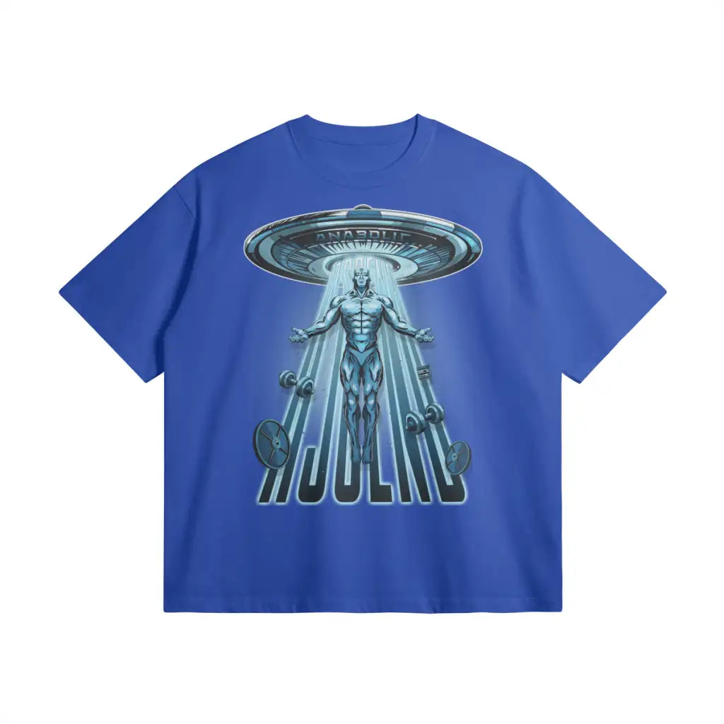 Ascend | Oversized Heavyweight T-shirt - Cerulean Blue / Xs