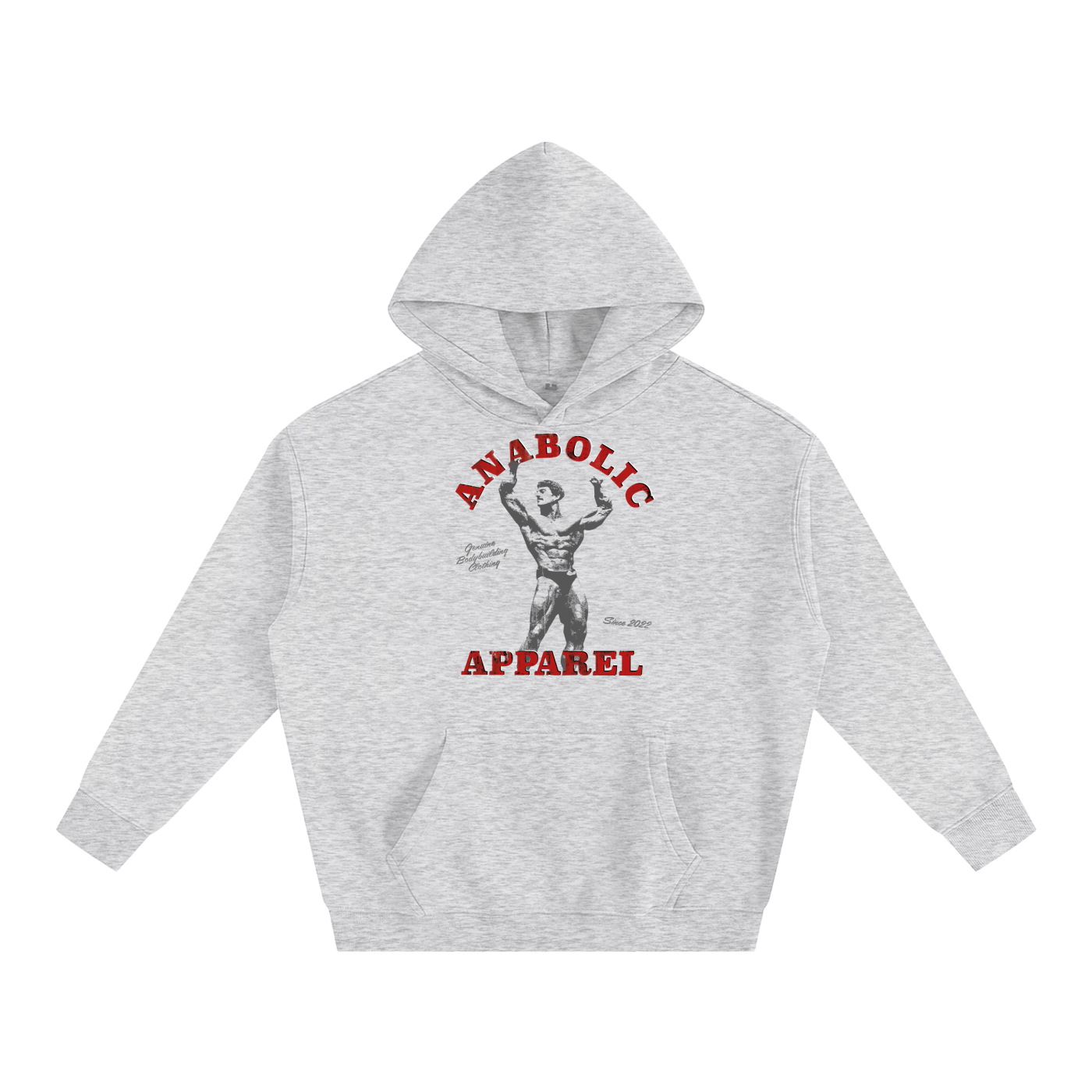 Mentzer Oversized Hoodie - Flower Gray / s