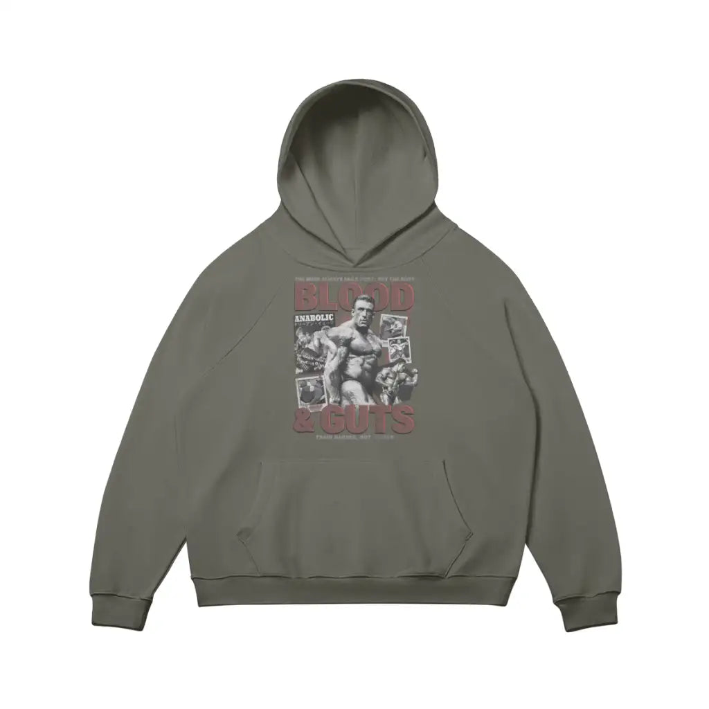 Blood & Guts | Hoodie - Charcoal Grey / s