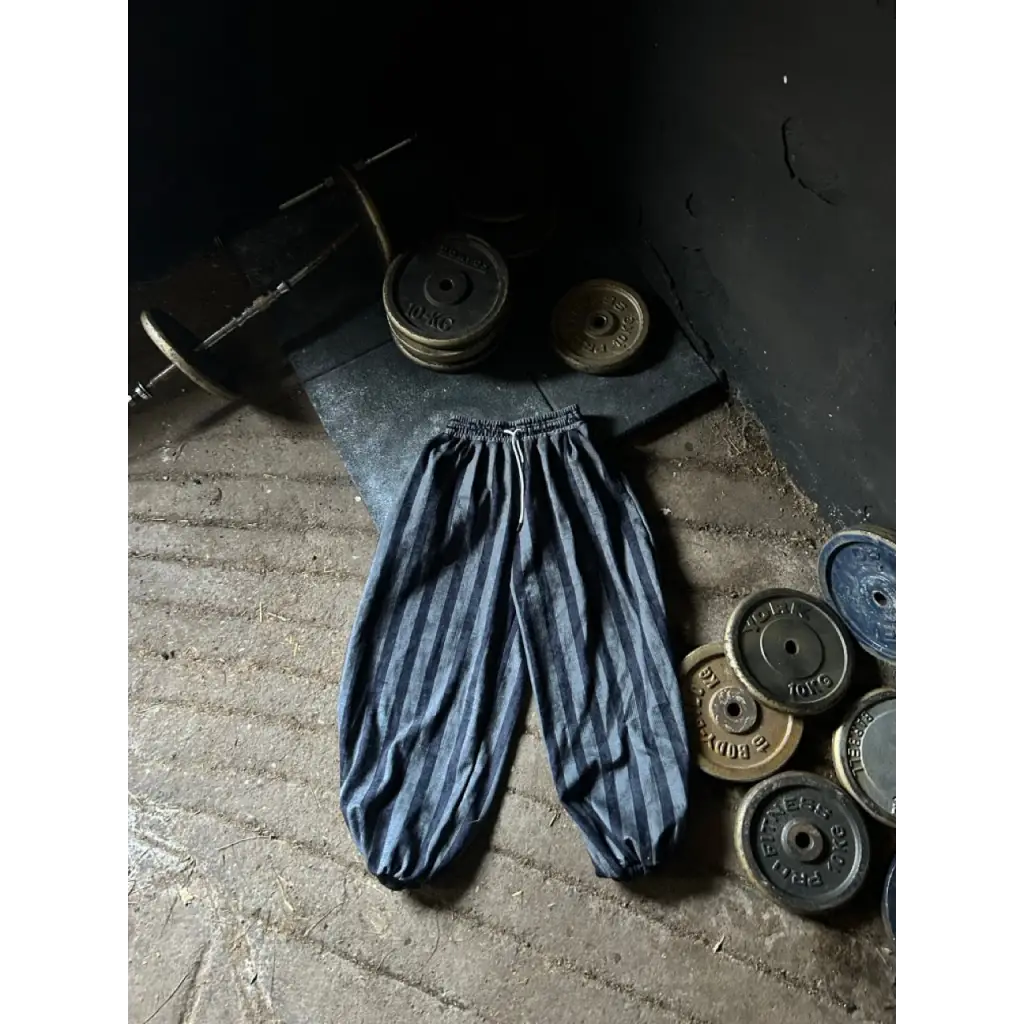 Bodybuilding Pants | Black & Grey