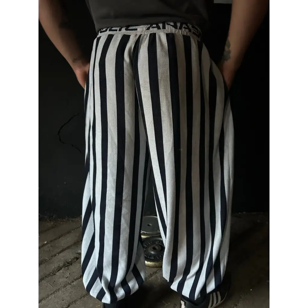 Bodybuilding Pants | Black & White
