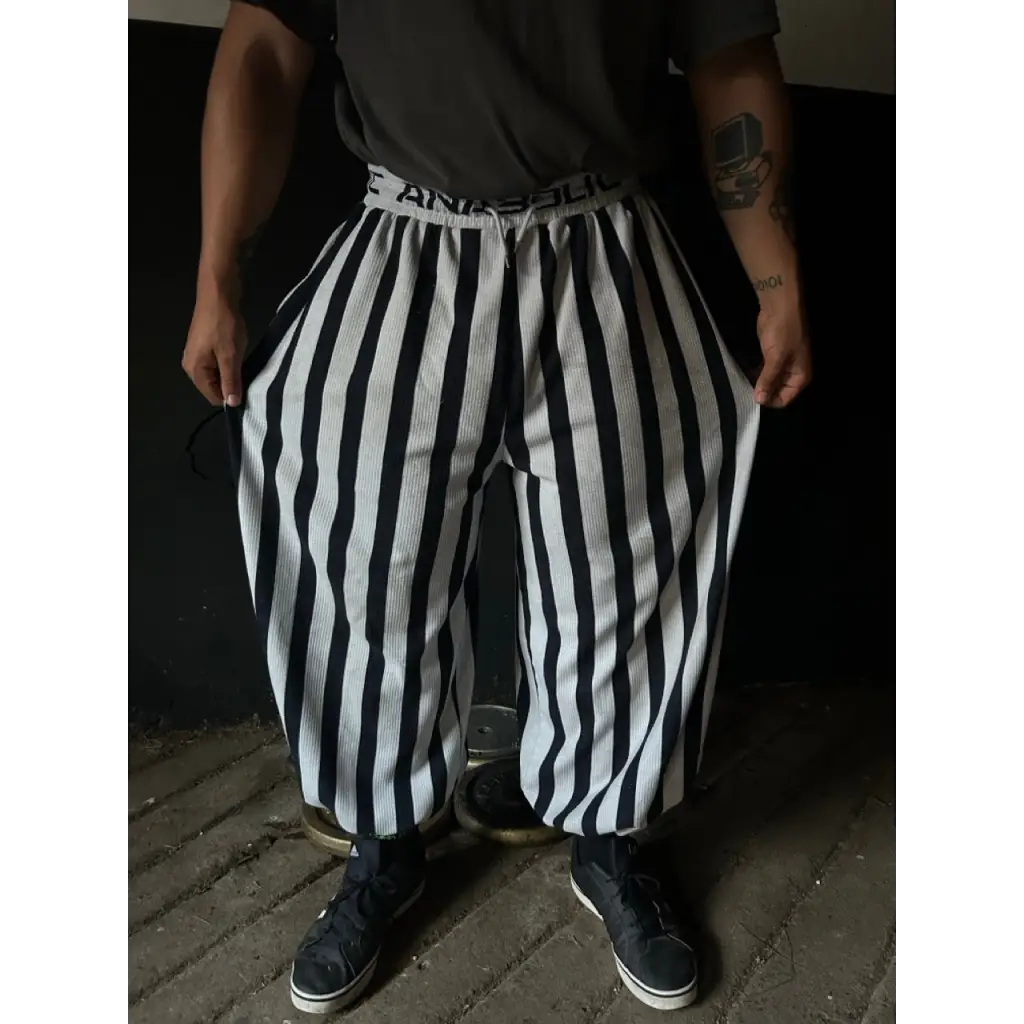 Bodybuilding Pants | Black & White