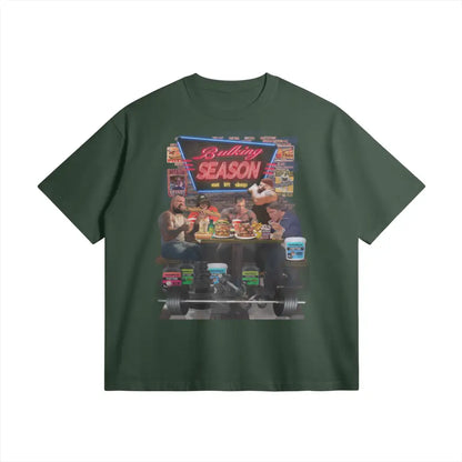 Bulking Season | Oversized Heavyweight T - shirt - Cactus Green / Xs