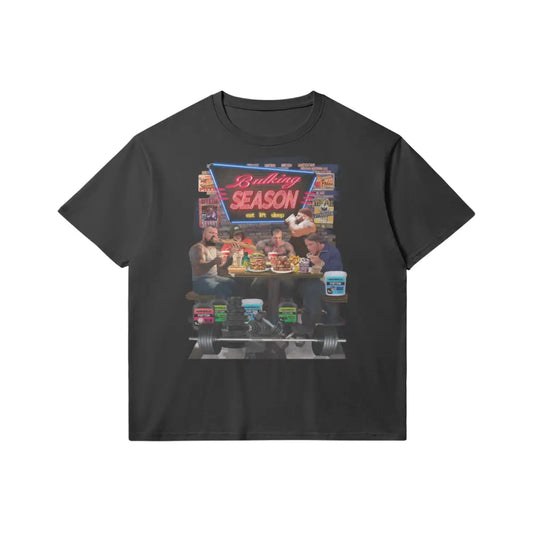 Bulking Season V2 | Slim Fit Heavyweight T-shirt - Black / Xs