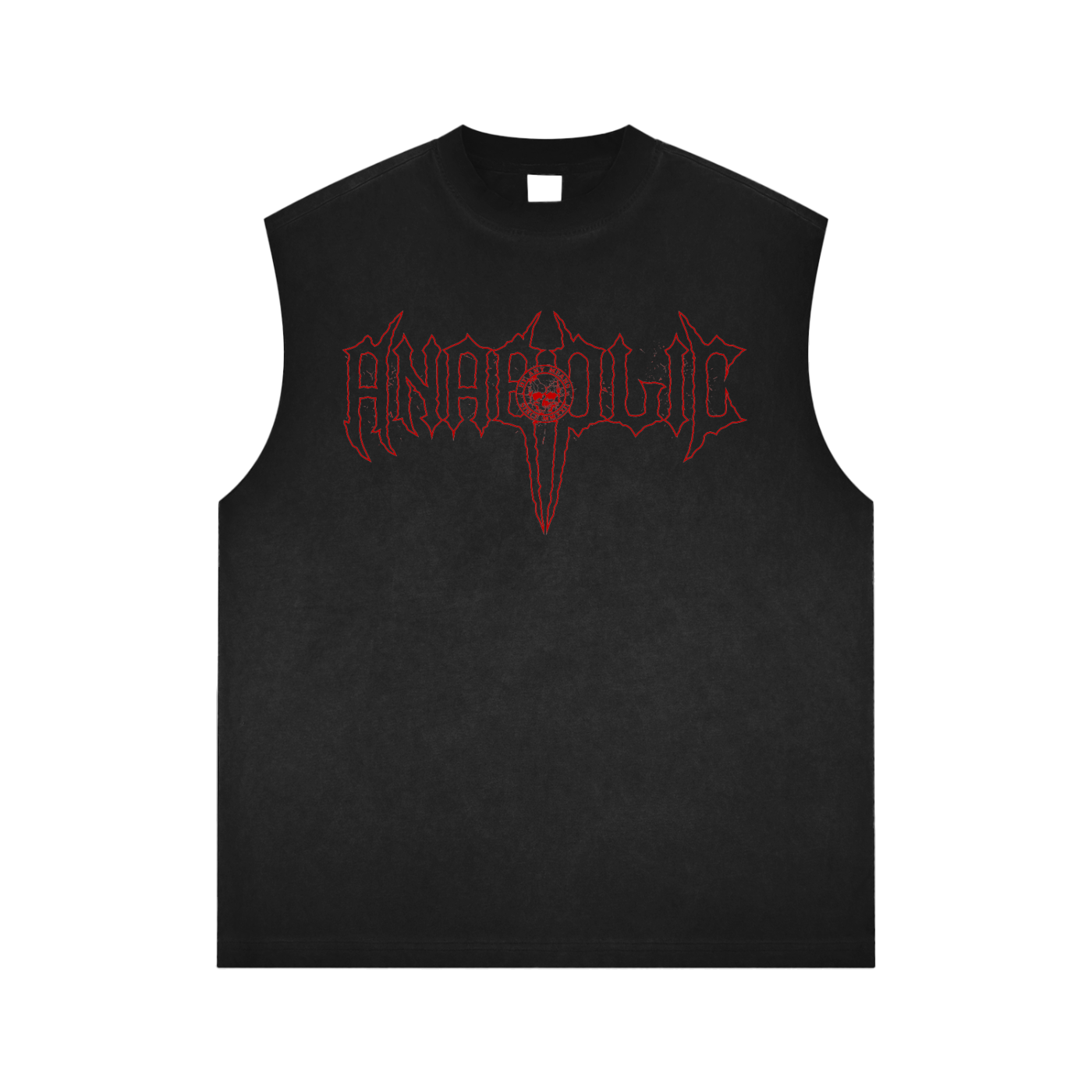HELLFIRE - Cut-Off Tank (Crimson Red Print)