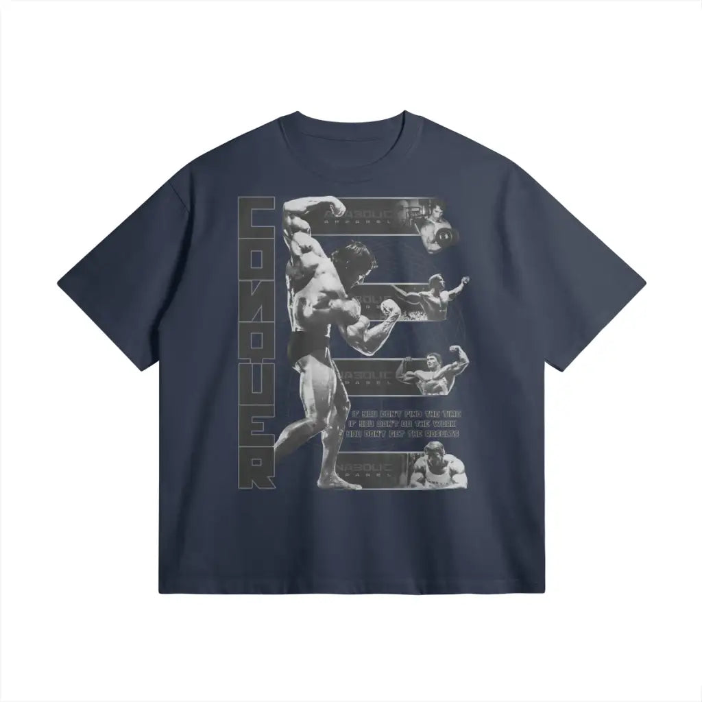 Conquer | Oversized Heavyweight T-shirt - Regal Blue / Xs