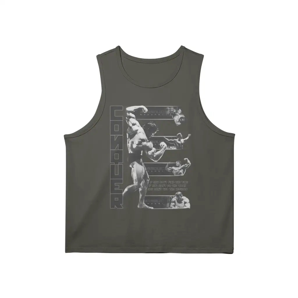 Conquer | Tank Top - Charcoal Grey / s