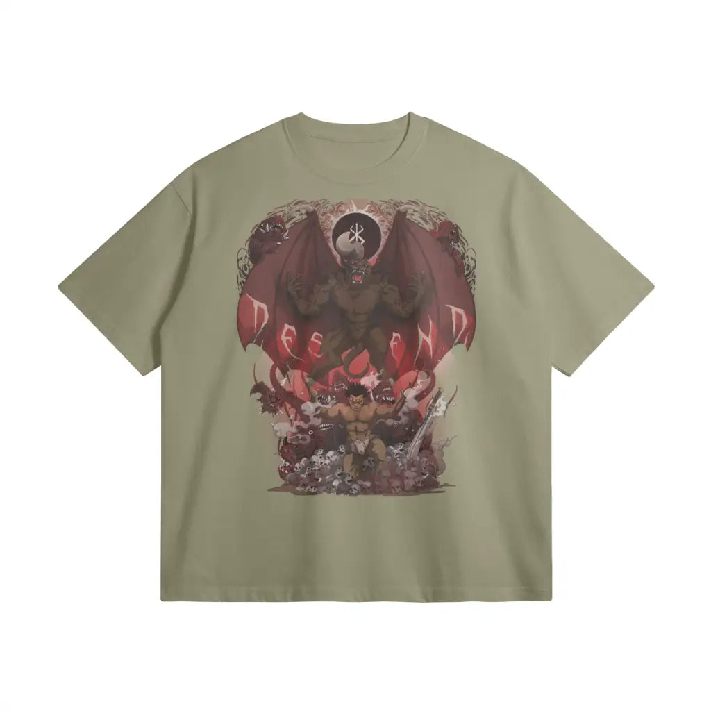 Descend | Oversized Heavyweight T-shirt - Artichoke / Xs