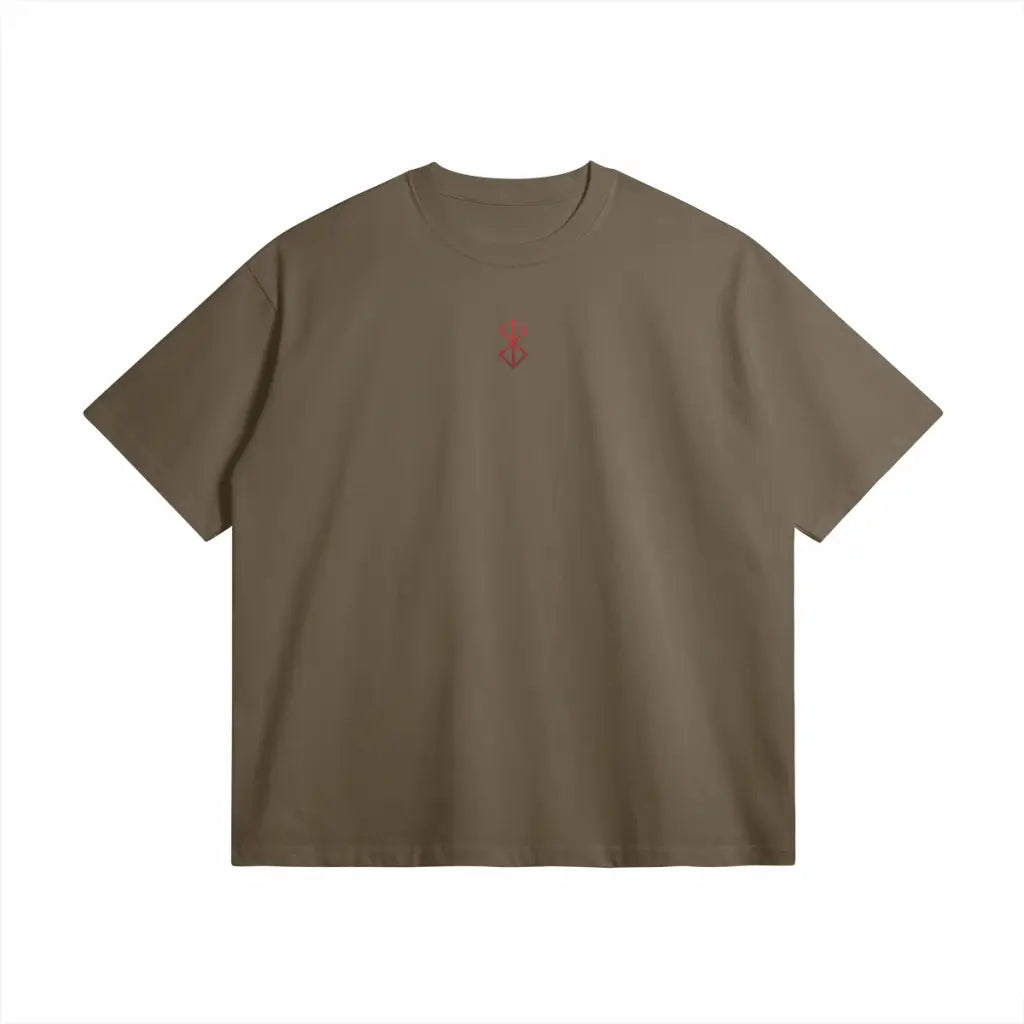 Endure V1 | Oversized Heavyweight t Shirt Dark Taupe / Xs