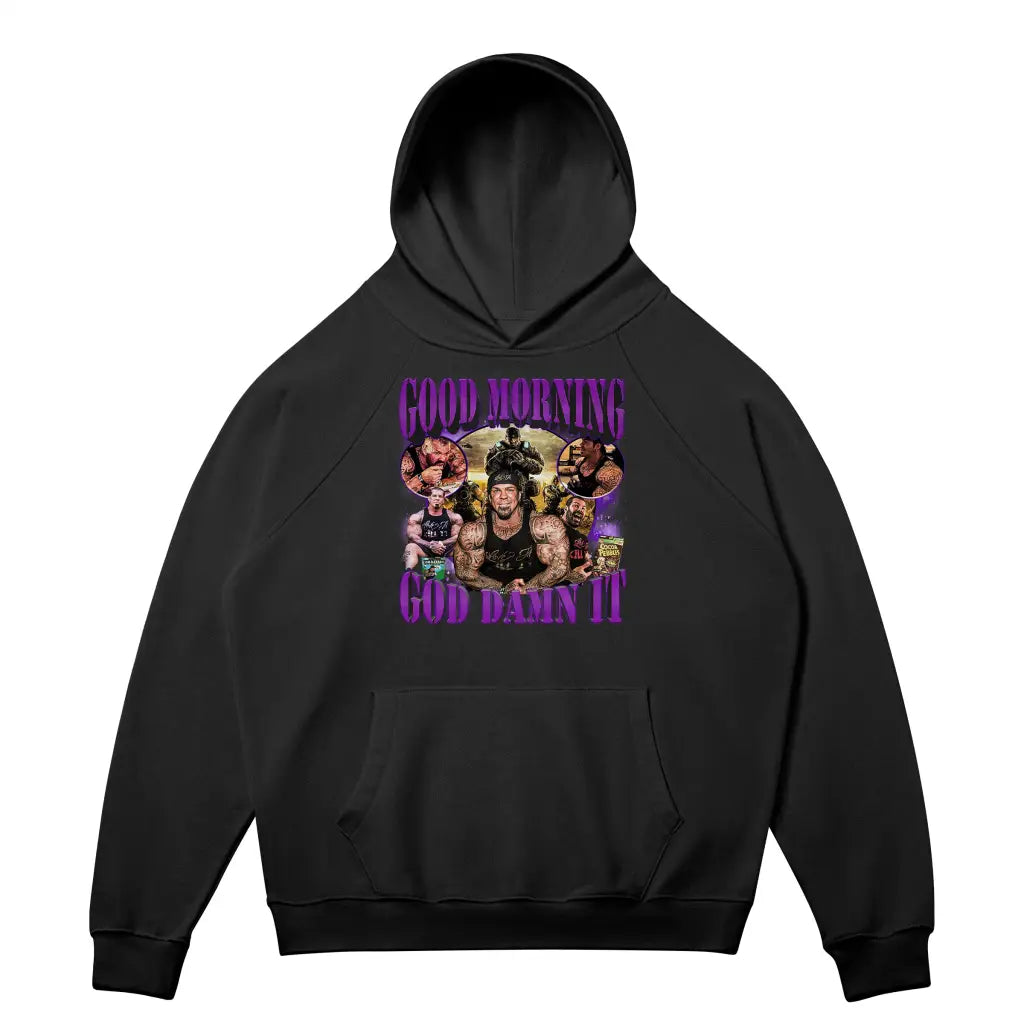 Good Morning | Hoodie - Black / s