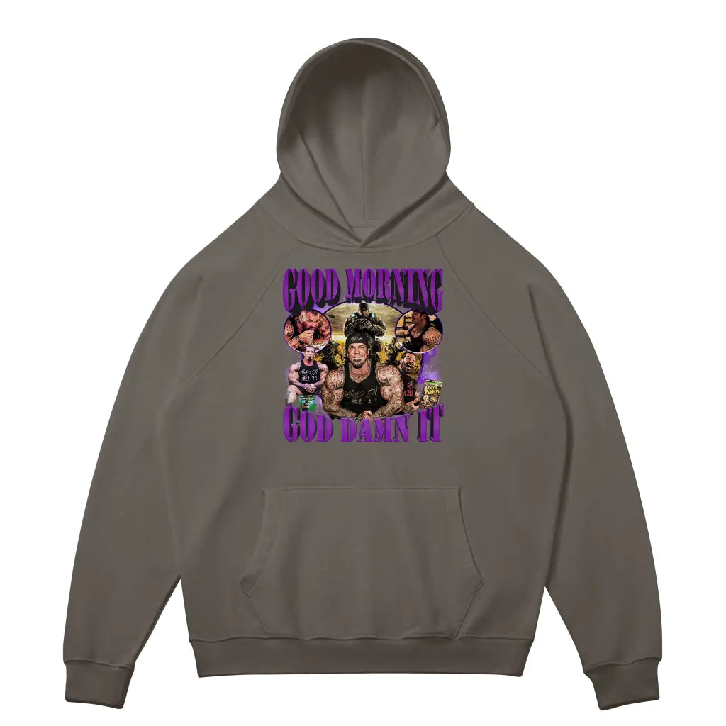 Good Morning | Hoodie - Charcoal Grey / s