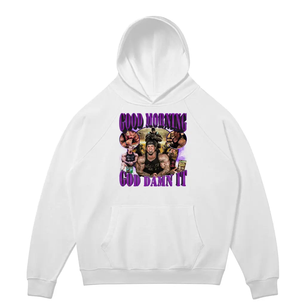 Good Morning | Hoodie - White / s