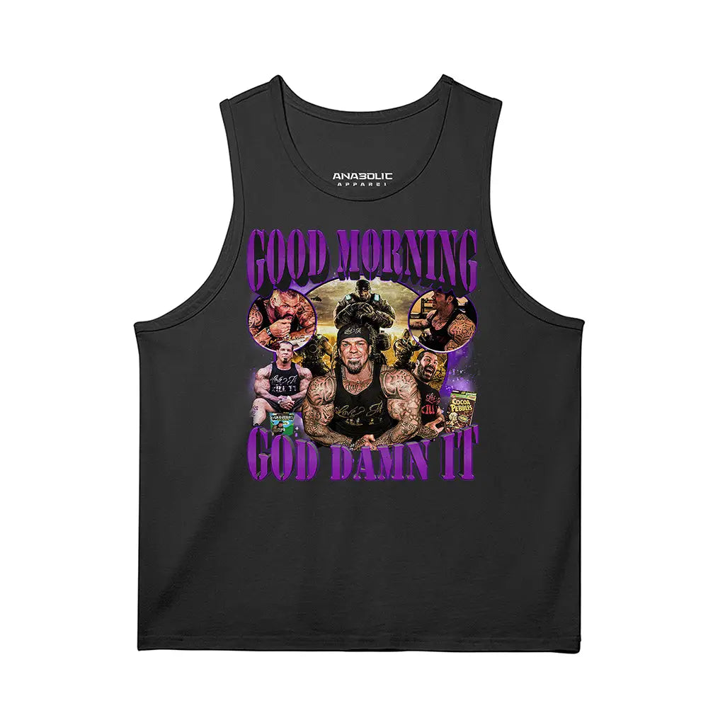 Good Morning | Tank Top - Black / s