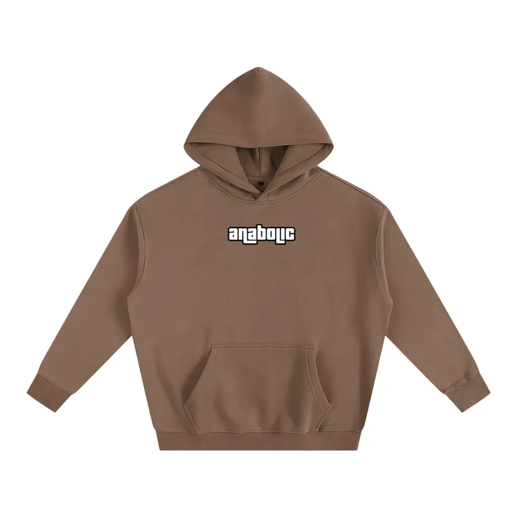 Gym Theft Auto - Oversized Hoodie - Brown / s