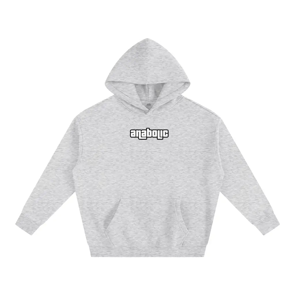 Gym Theft Auto - Oversized Hoodie - Flower Gray / s