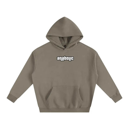 Gym Theft Auto - Oversized Hoodie - Gray Coffee / s