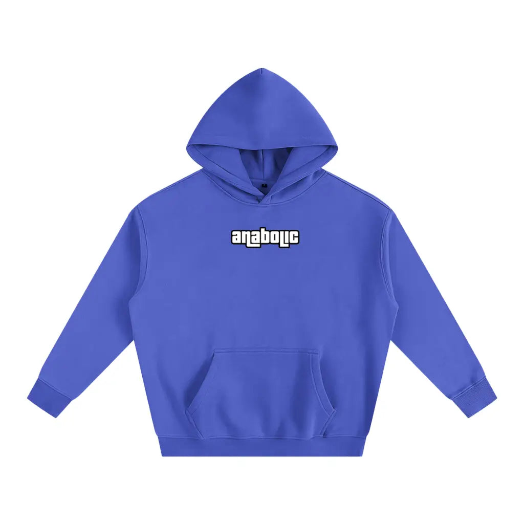 Gym Theft Auto - Oversized Hoodie - Klein Blue / s