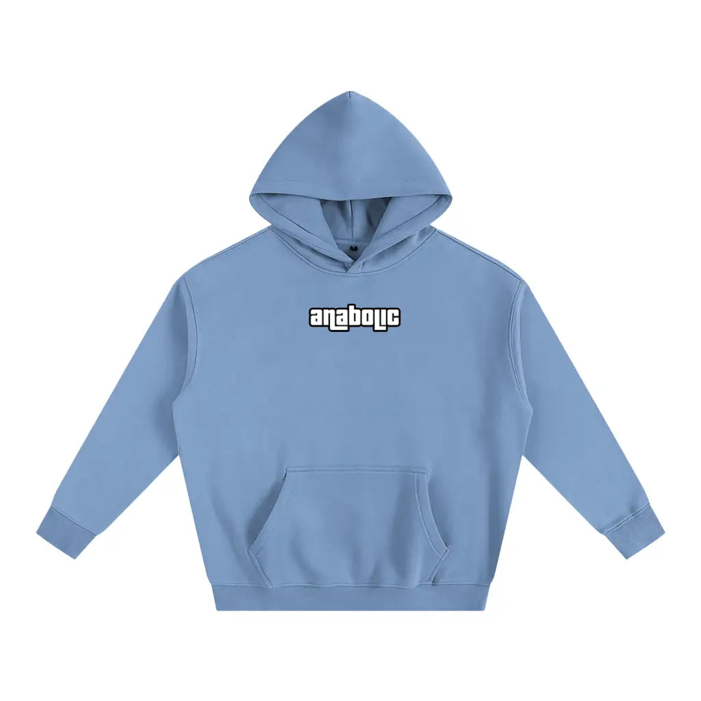 Gym Theft Auto - Oversized Hoodie - Medium Blue / s