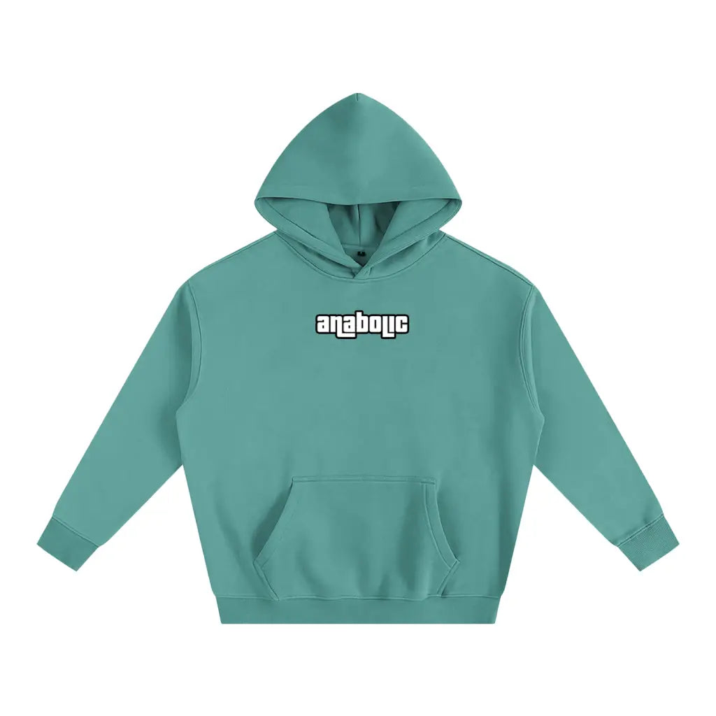 Gym Theft Auto - Oversized Hoodie - Medium Green / s