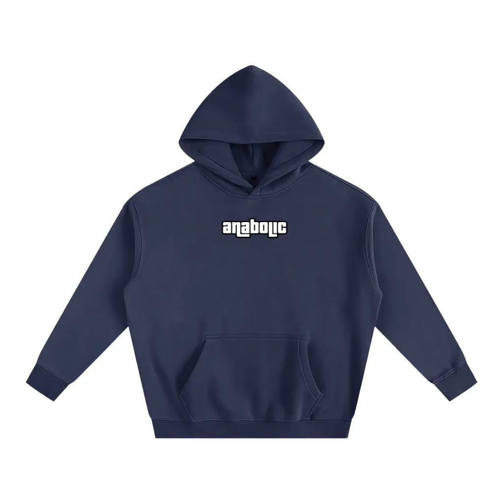 Gym Theft Auto - Oversized Hoodie - Navy Blue / s