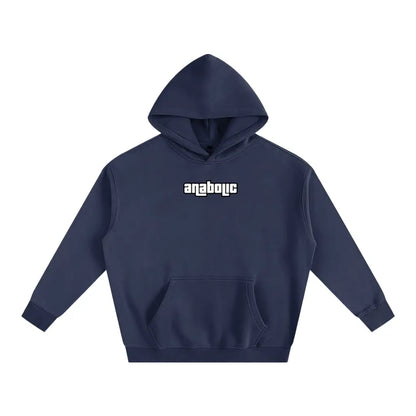 Gym Theft Auto - Oversized Hoodie - Navy Blue / s