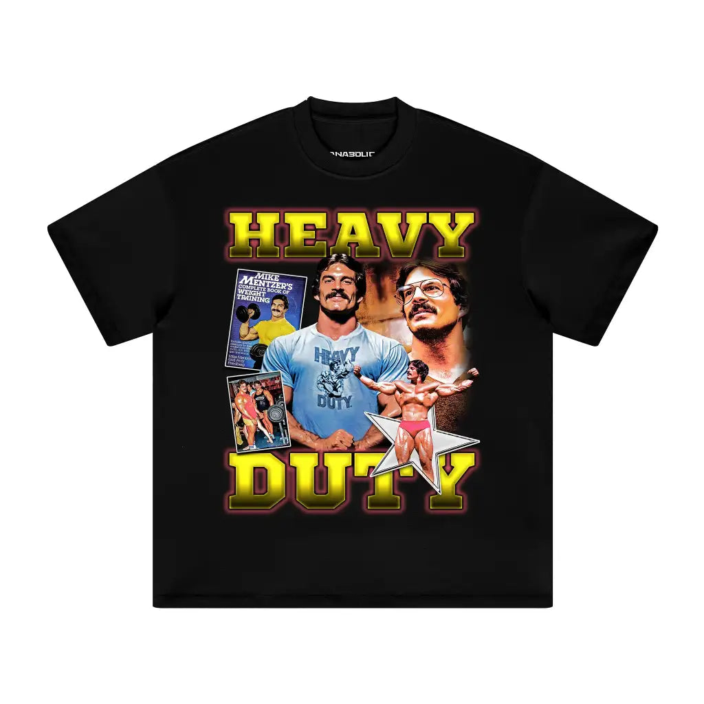 Heavy Duty Oversized Heavyweight T-shirt - Black / Xs