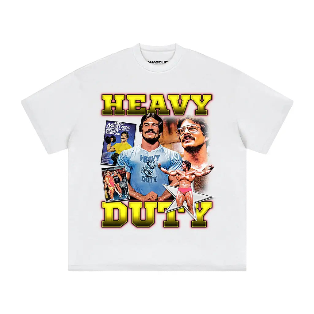 Heavy Duty Oversized Heavyweight T-shirt - White / Xs