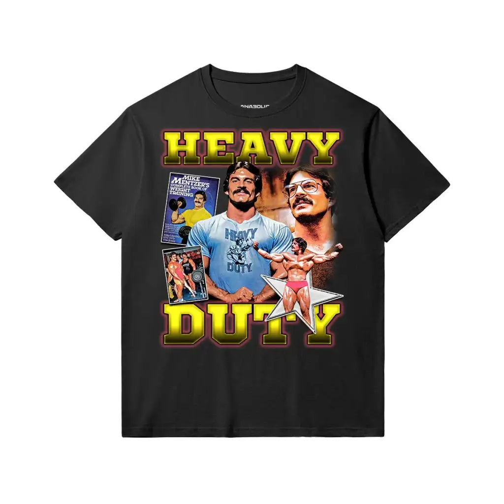 Heavy Duty - Slim Fit Heavyweight T-shirt - Black / Xs